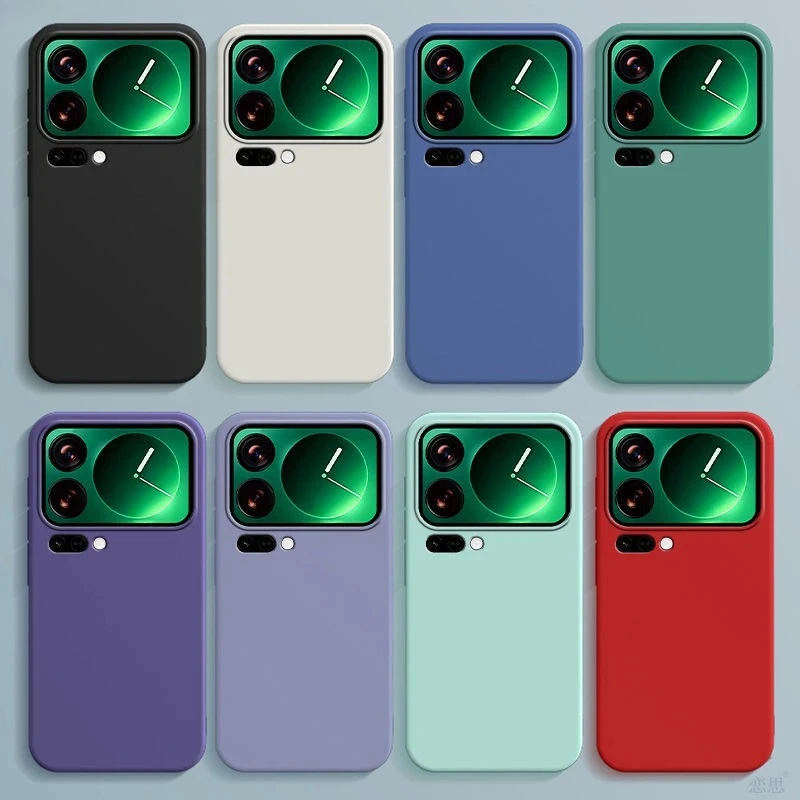 Luxury Liquid Silicone Soft Shockproof Phone Case Cover