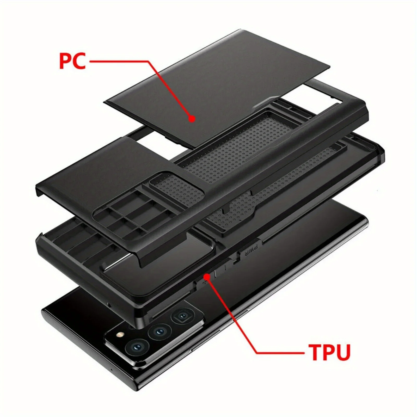 Slide Armor Wallet Case with Card Slots