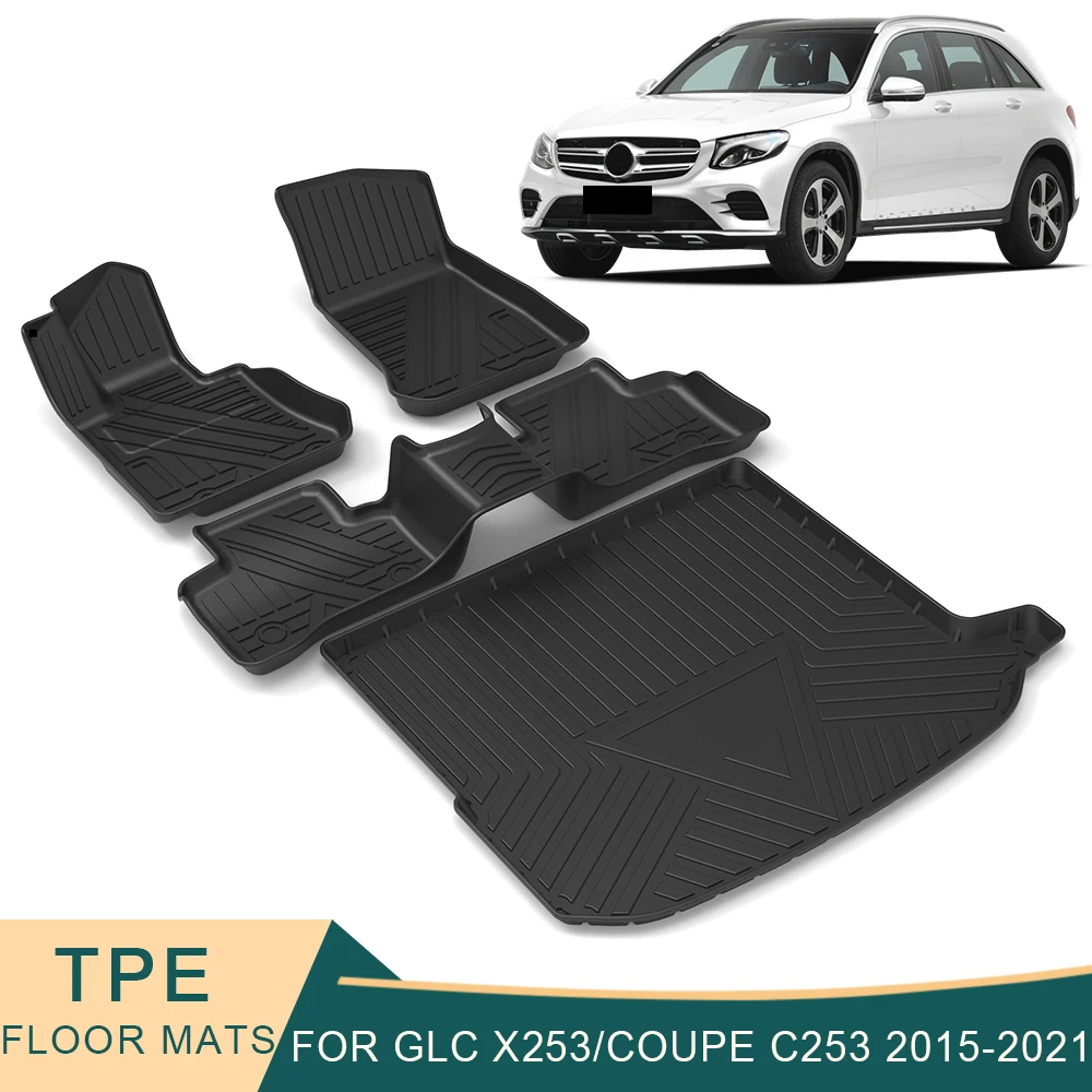 A2535200600 Original Mercedes-Benz Trittbretter In Aluminiumoptik Mit Gumminoppen GLC X253 C253 | HIRSCHVOGEL Autoteile