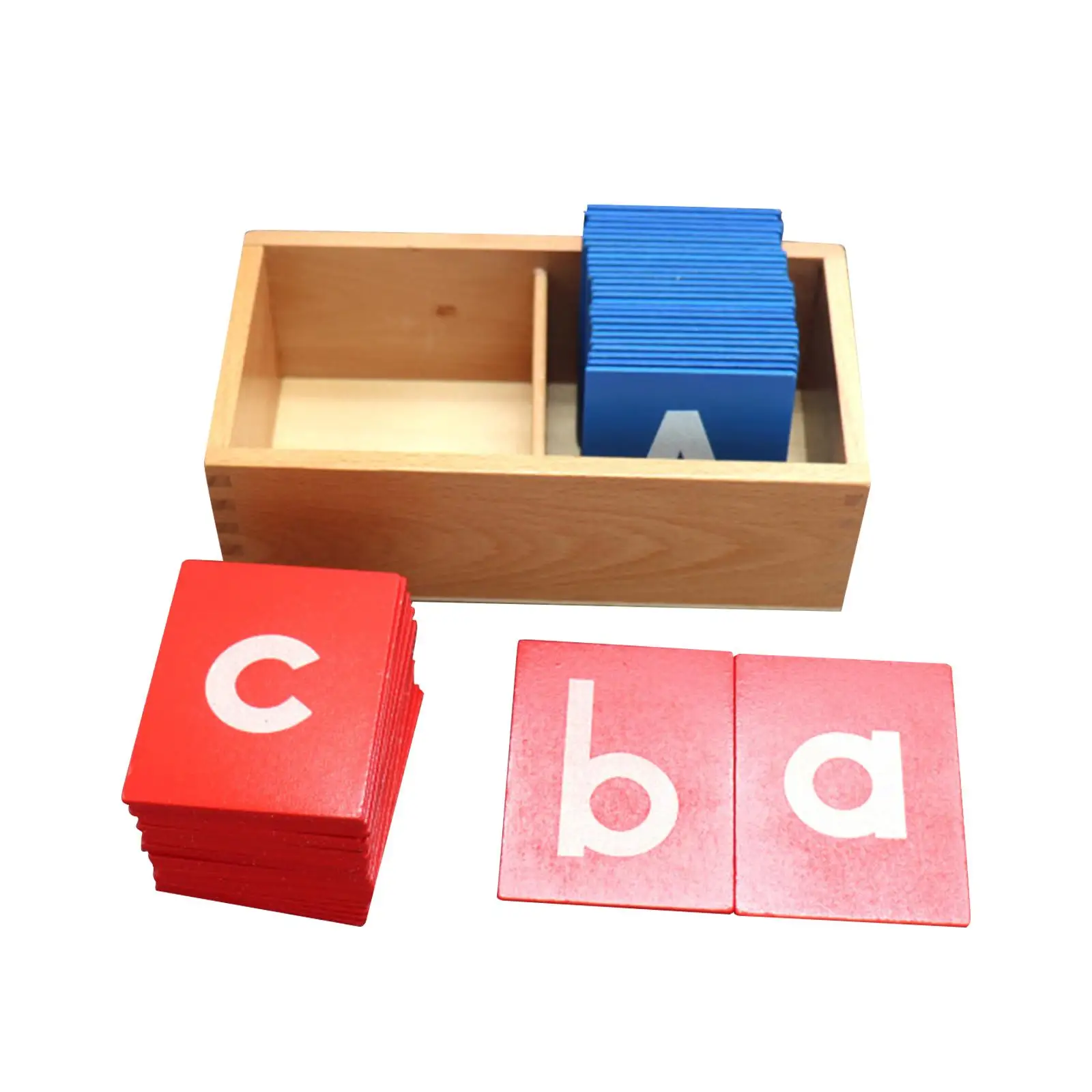 

Alphabet Flash Cards Montessori English Letters Board Lowercase and Uppercase Letter for Learning Spelling Travel Birthday Kids