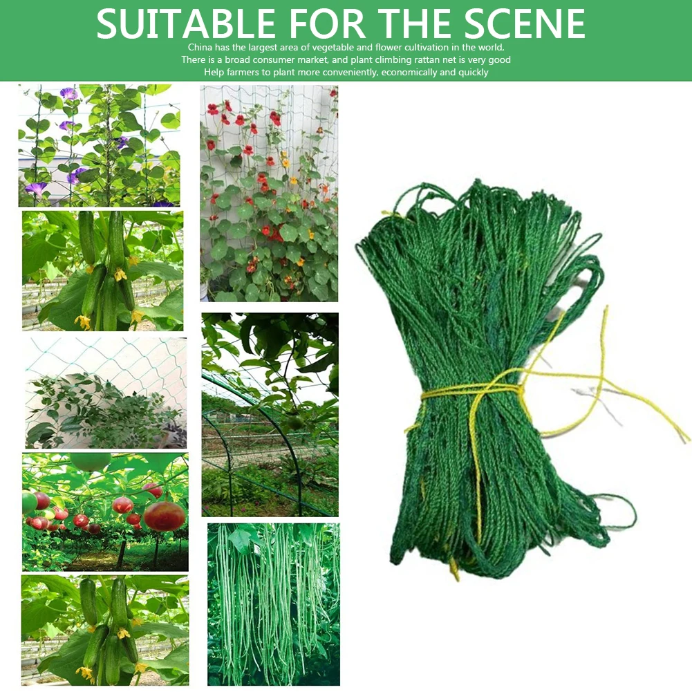 5Pcs Green Anti Bird Netting Garden Plant Protection Net Climbing Support Fruit Vegetables Protective Net Pest Control Supplies