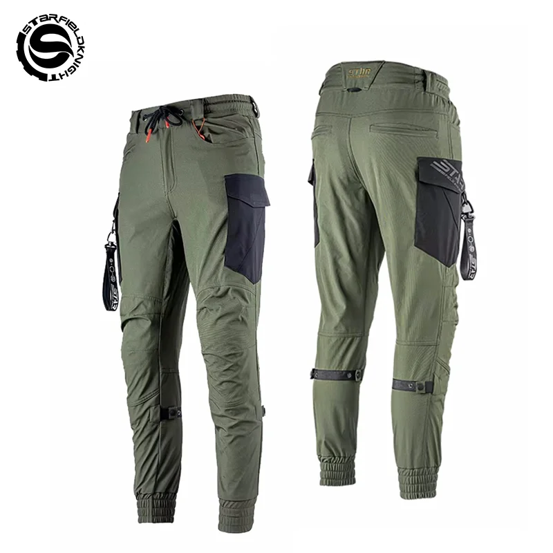 SFK 봄&여름 통기성 오토바이 라이딩 바지 CE 보호 장비 액세서리가 포함된..