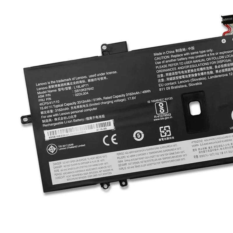 

2019 X1 Carbon L18P4P71L18M4P72 02Dl005 notebook battery