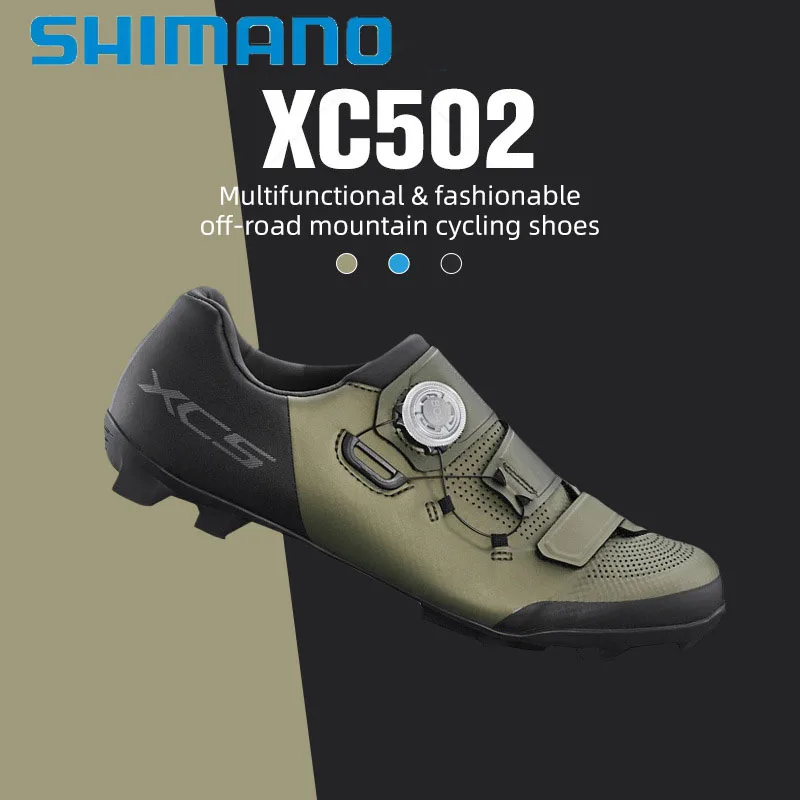 Shimano XC502 MTB Bike Lock Shoes Bicycle Riding BOA System
