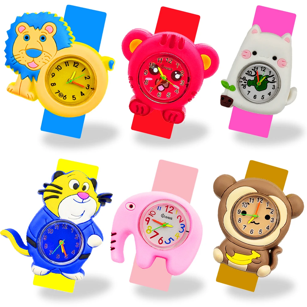 

Puzzle Toy Learn Time Children Watch Kids Slap Watches Kindergarten Student Graduation Party Gift Boys Girls Digital Clock