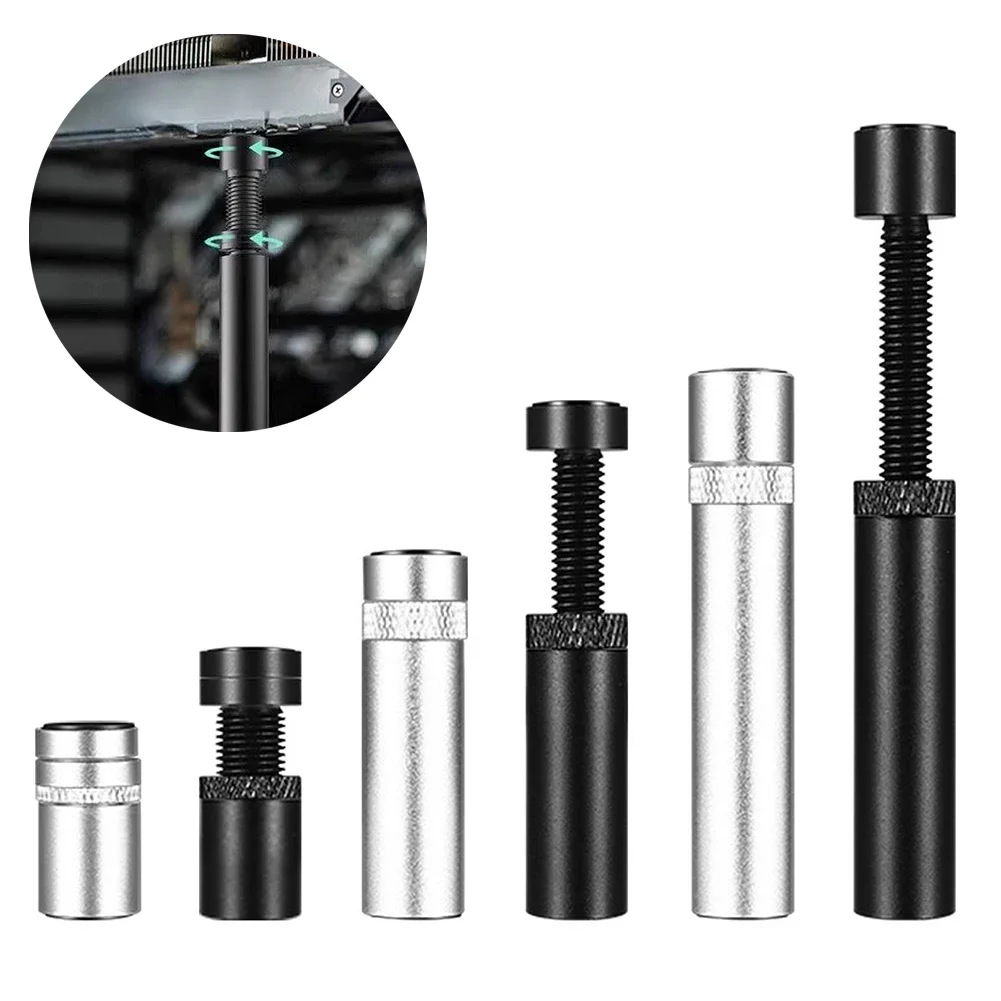 Aluminum GPU Holder Vertical Telescopic Rotating Stand Magnetic Bracket Video Card Holder Graphics Card Bracket Support 27-120mm