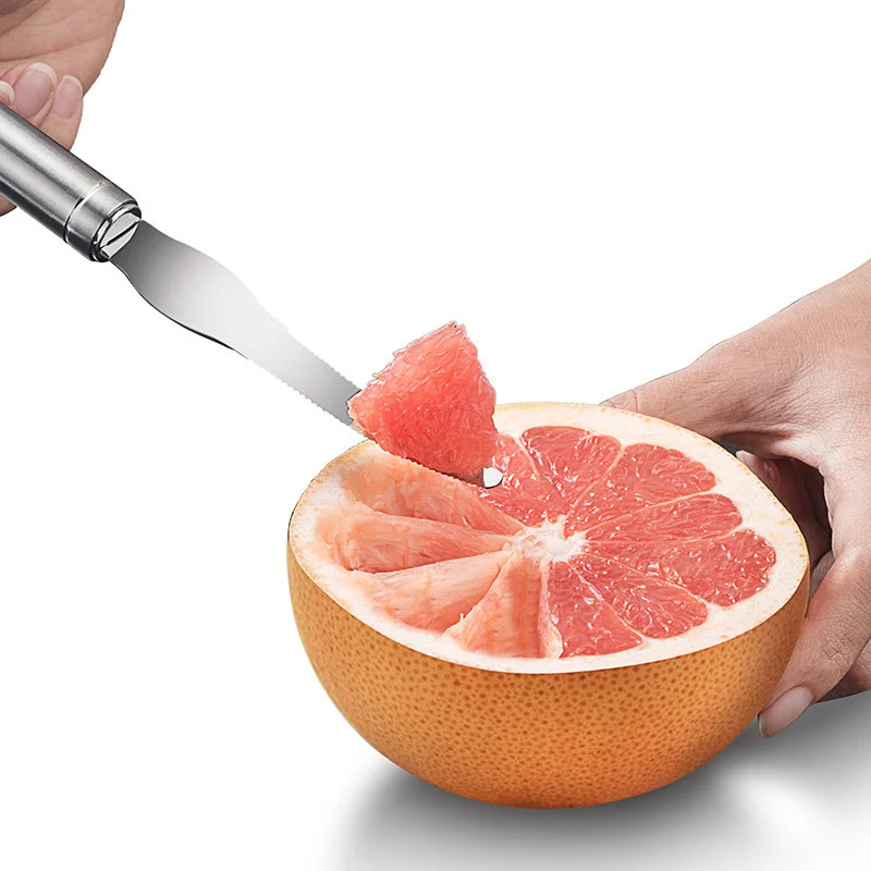 Stainless Steel Orange Peeler Orange grapefruit knife Multipurpose Citrus Lemon Cutter Grapefruit Meat Picker Kitchen Tool