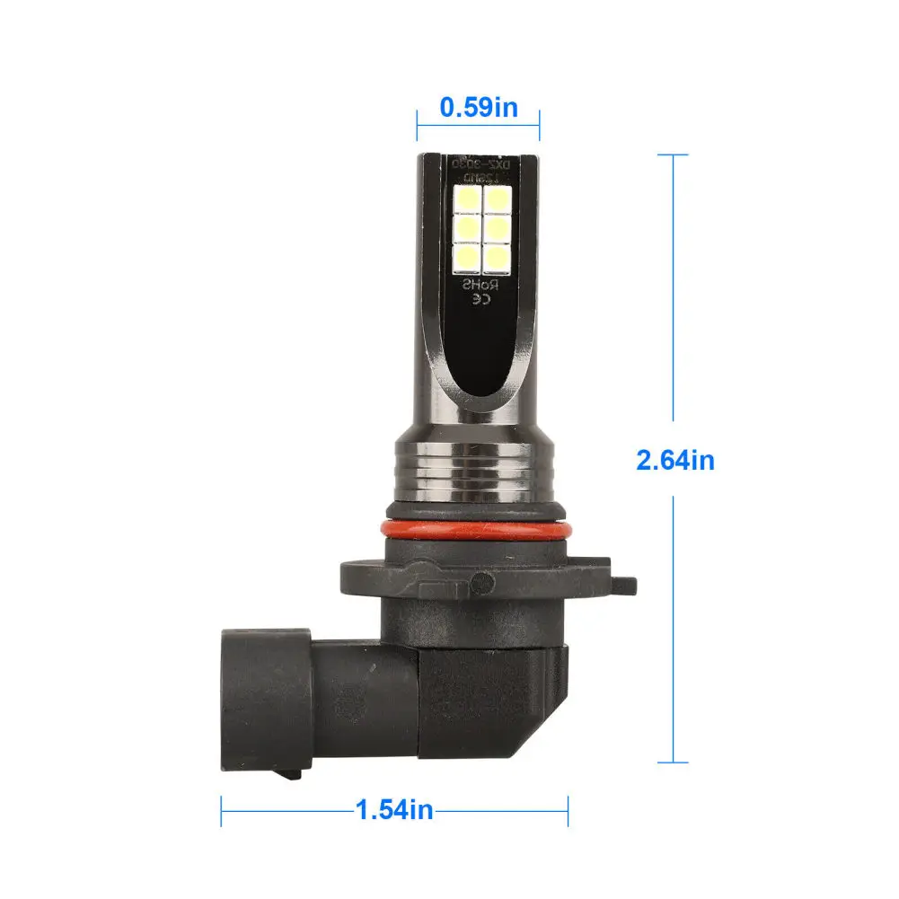 9005 Hb3 9145 Led Headlight Kit High-Low Beam Fog Lamp Bulb 6000k 360-Degree Lighting Headlamp Parts Car Headlight Bulbs 2pcs led lights led bulbs led headlights led car lights led car headlights car headlamps