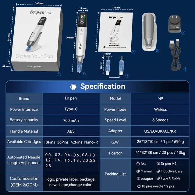 Dr Pen M9 Smart Cotrol Microneedling
