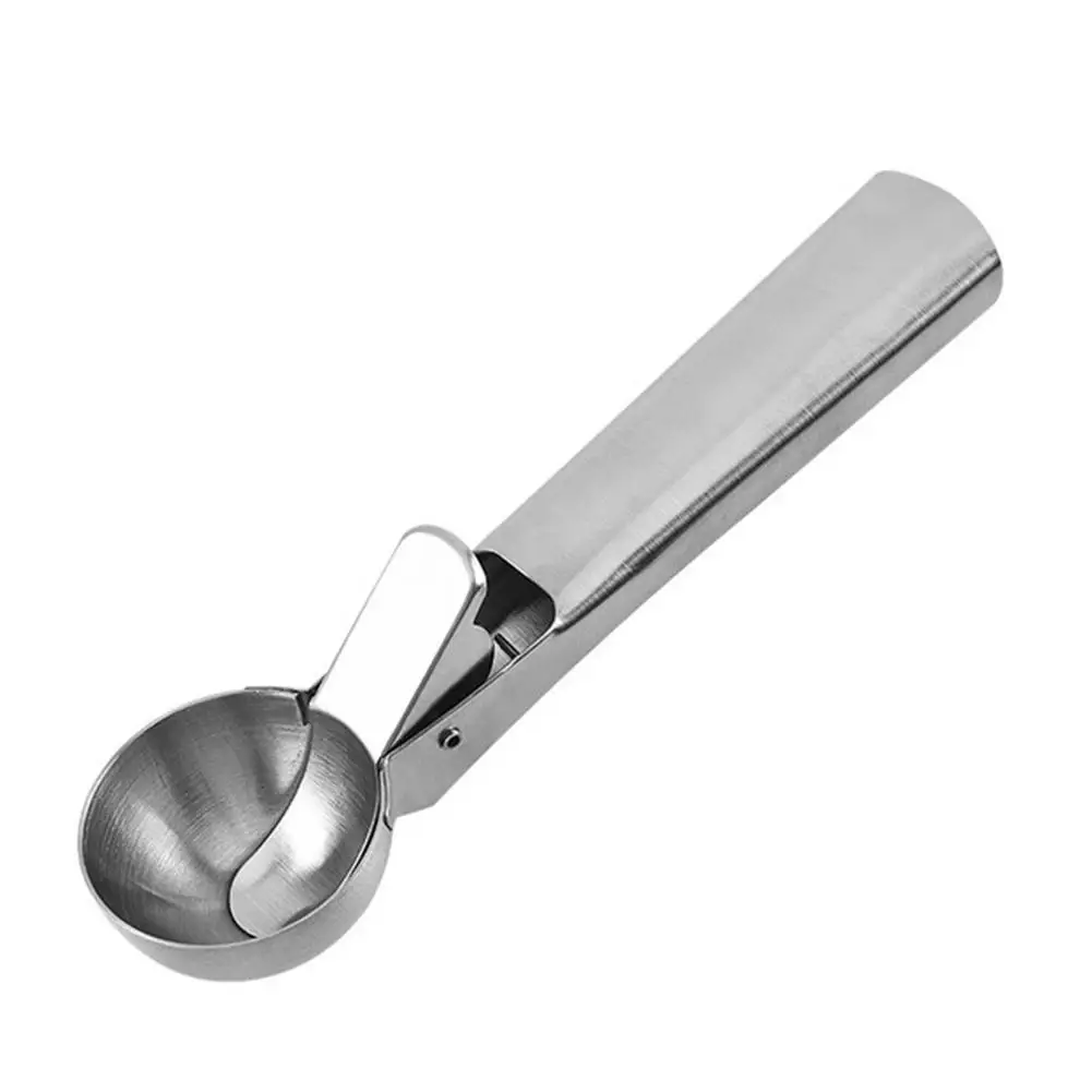 Ice Cream Scoops Stacks Steel Ice Cream Digger Non-Stick Fruit Ball Maker Watermelon Spoon Tool