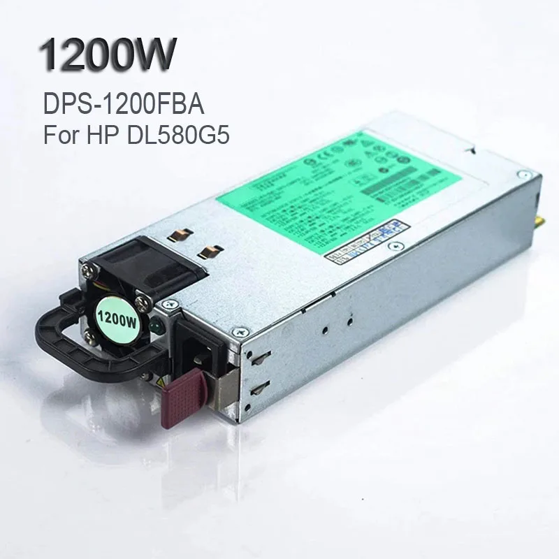 Fonte de Alimentação de 1200w para hp Psu Dl580g6 g7 438202001 441830-001 Potência de Mineração Testada com Placa de Fuga 60cm Cabo 6pin a 8pin