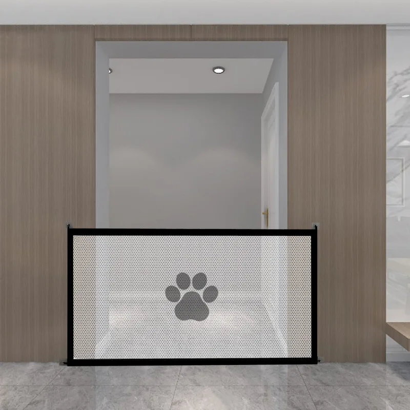 corral Pet Dog Barrier Fence with 4Pcs Hook Pet Gate Indoor Isolation Protection Gate Portable Playpen Cat Dog Isolation Net