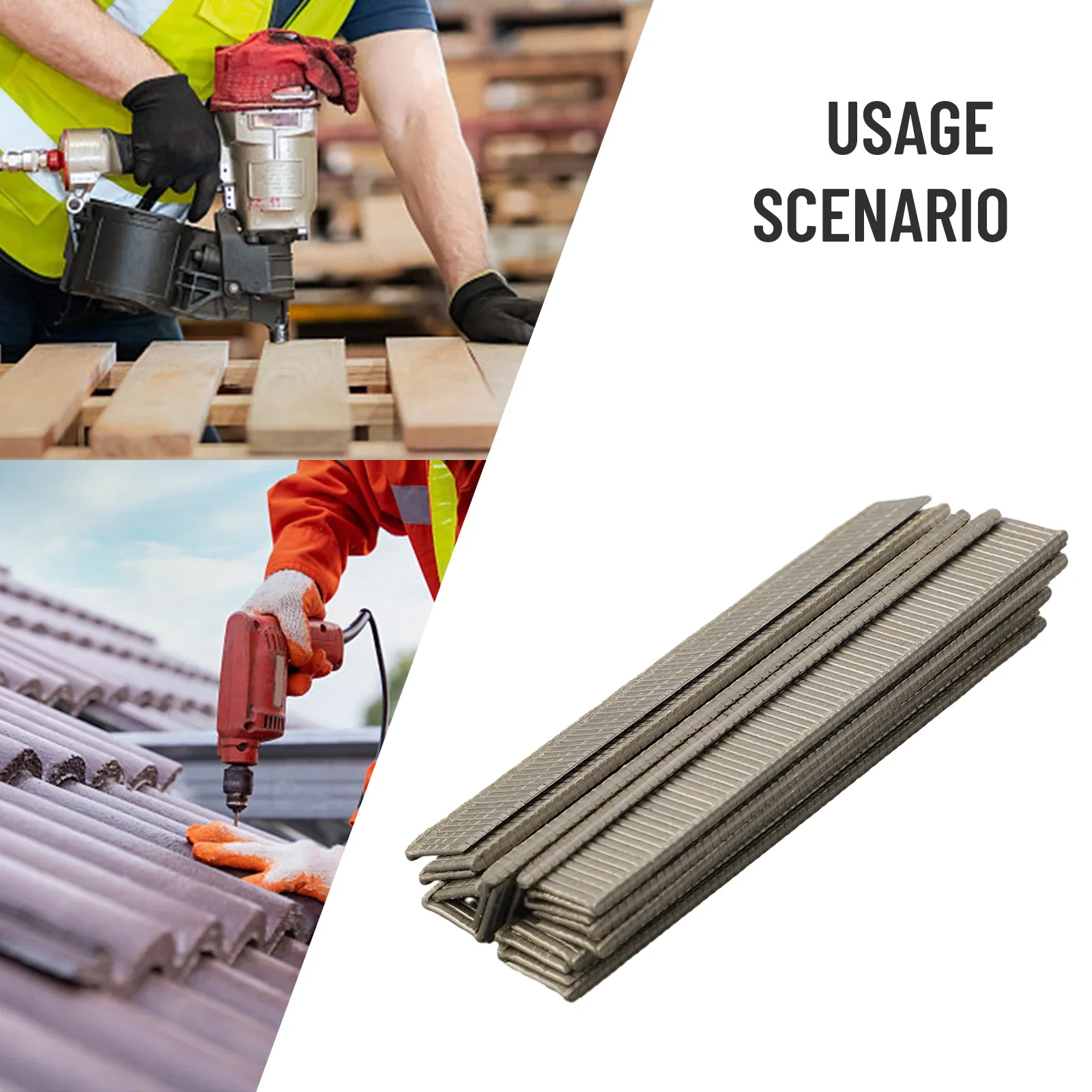 

Скобы из нержавеющей стали для мебели, 1105 шт.