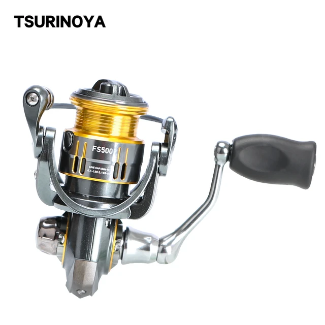 TSURINOYA Light Game Ultra-light Spinning Fishing Reel FS 500 800 1000 4kg  Drag Power 9