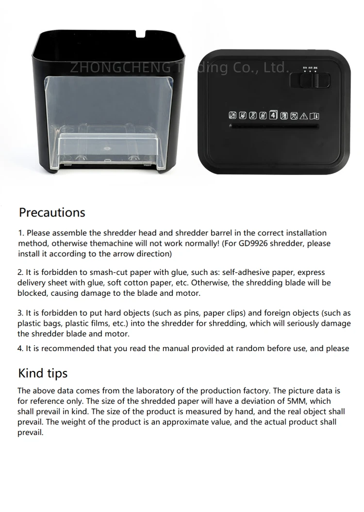 potência mini portátil arquivo shredder partícula elétrica informações confidenciais