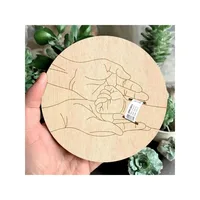 Newborn Hospital Keepsake Holder - Engraved Baby Gift & Memory Wristband
