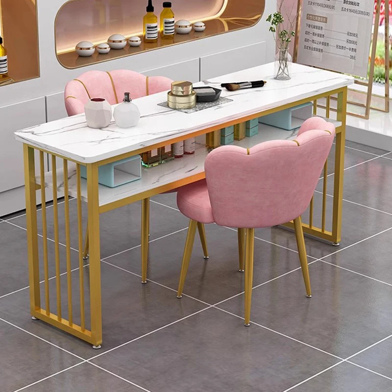 White Salon Manicure Table Beauty Prosthetic Manicurist Designer