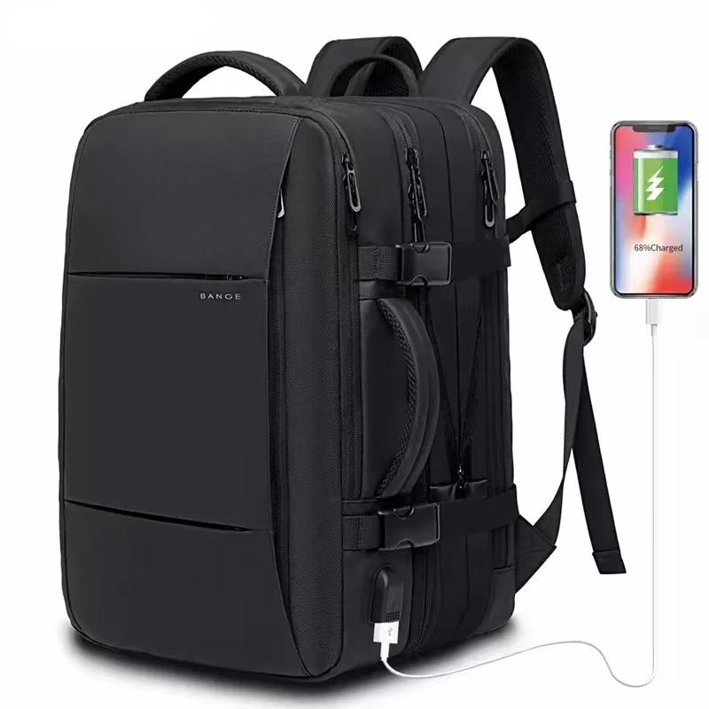 

17.3 Laptop Backpack Large Waterproof School Backpacks USB Charging Men Business Travel Bag Big Backpack Man