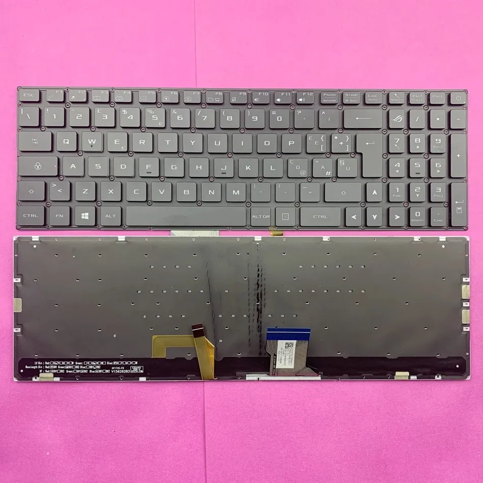 Italiano Backlit Teclado do Portátil para Asus Rog Gl502vm Gl502 Série it Layout