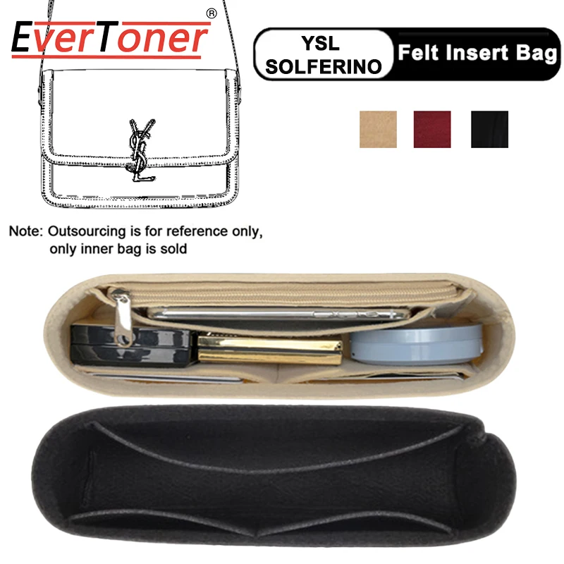 EverToner Felt Insert Bag For LV POCHETTE ACCESSOIRES Insert Organizer Purse  Insert Organizer Bag Shaper Bag Liner - AliExpress