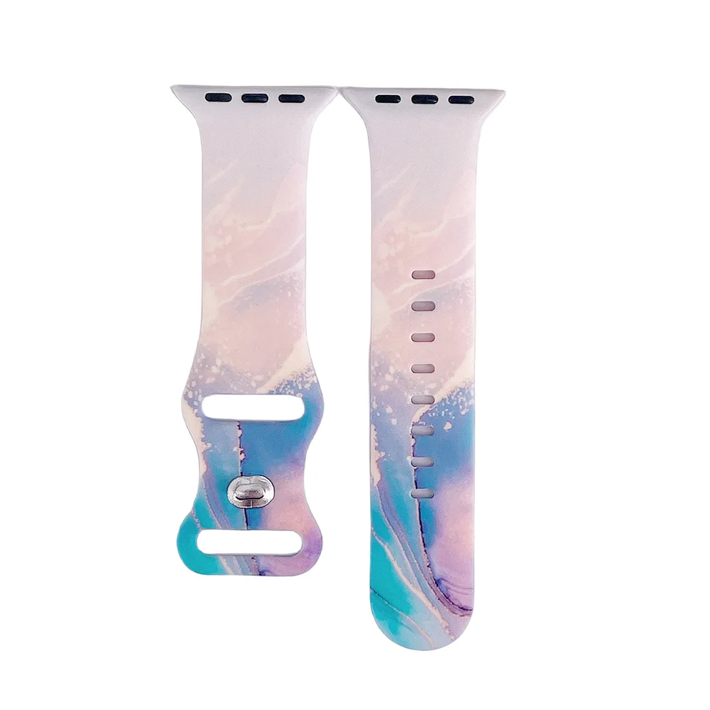 Vibrant Patterned Silicone Watch Strap - Premium Quality & Stylish Design