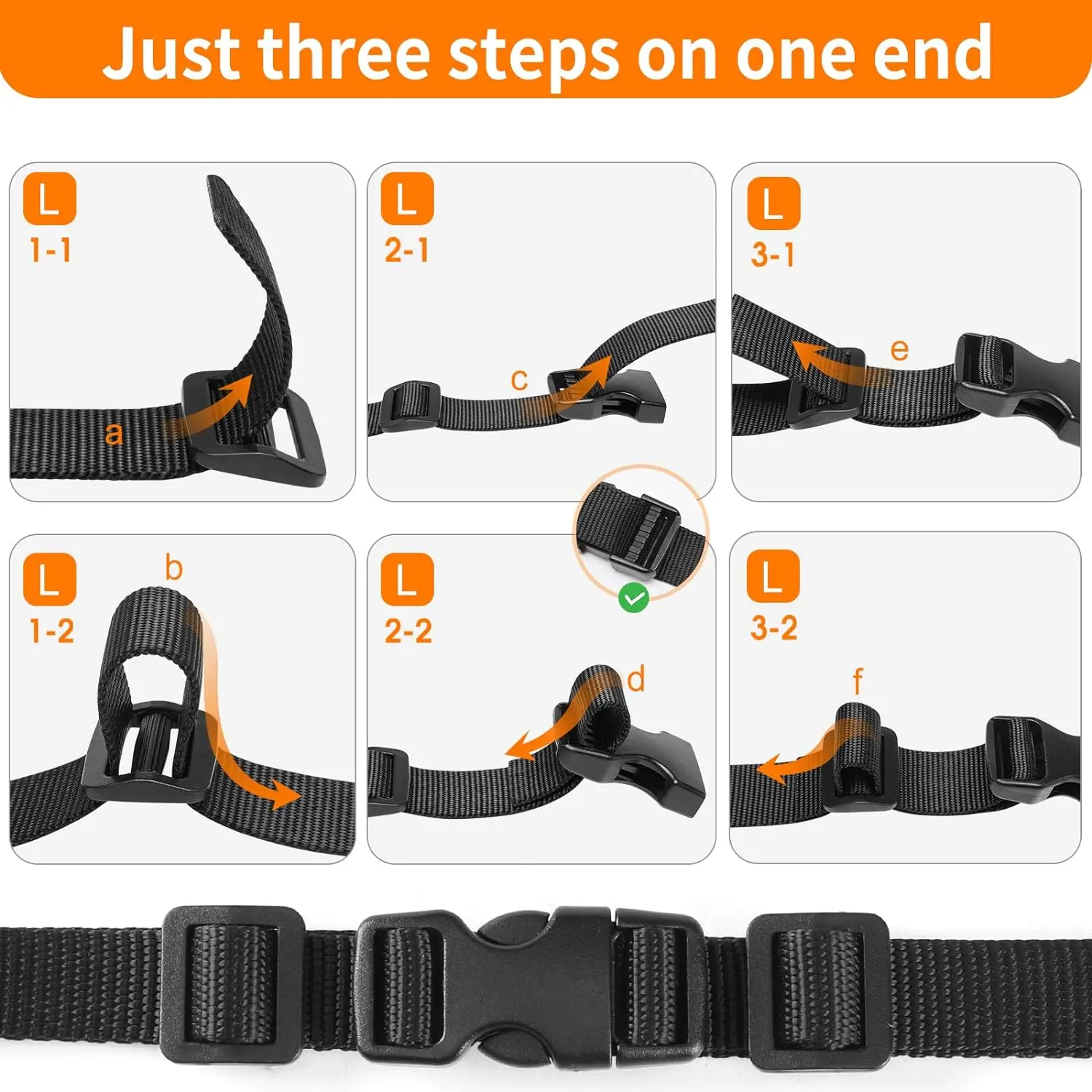 Plastic Buckle Curve Tri-Glide Slider 20mm 25mm 32mm 38mm 50mm Adjustable for Belt Suitcase Bags DIY 5pcs