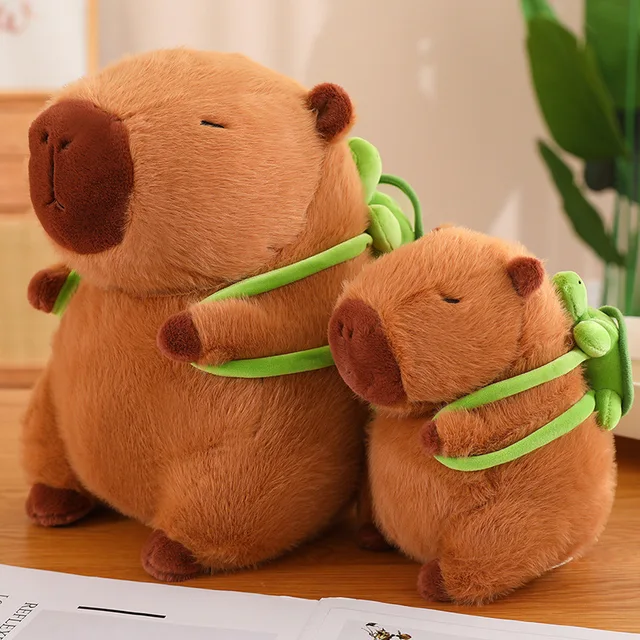 Almofada de pelúcia capivara - Brinquedo de pelúcia de capivara realista, Brinquedo de pelúcia de animais de pelúcia de capivara selvagem rastejante,  boneca de pelúcia fofa animal de desenho Umifica