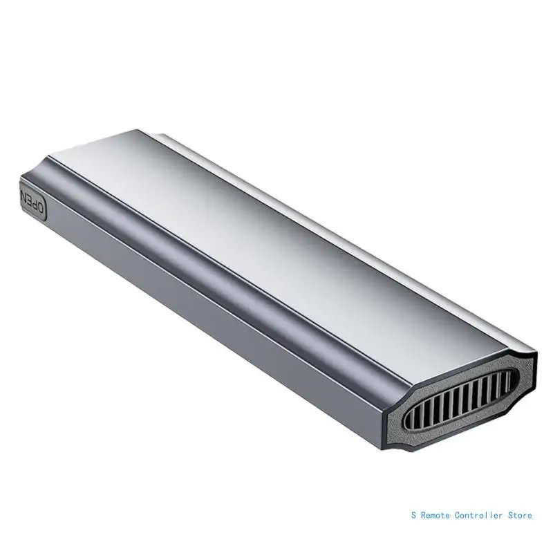M.2 NVMe SSD Enclosure, 10Gbps USB 3.1 to m.2 SSD Enclosure Adapter Aluminum Alloy External NVMe
