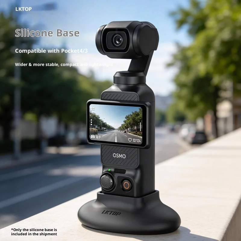 DJI Pocket 4/3용 빠른 분해 및 조립 실리콘 베이스 널리 호환 가능하고..