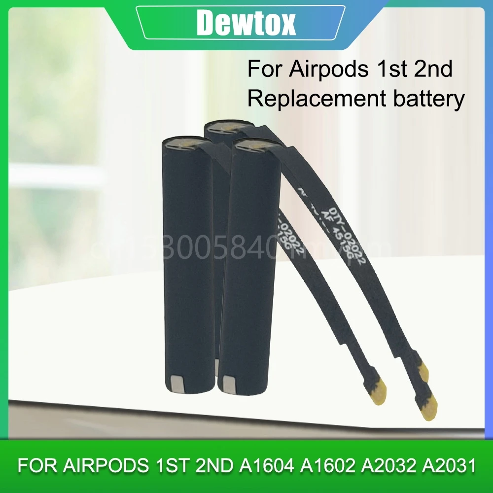 1 ° 2 ° Per Airpods A1604 A1602 A1523 A1722 A2032 A2031 Air Pods 1 Air Pods 2 Muslimate Air Pods 2 Batteria Di Ricambio