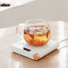 

Creative Coffee Mug Heating Coaster Pad 5 Gear Temperature USB Electric Cup Warmer for Home Office Desktop Milk Tea Heater Mat