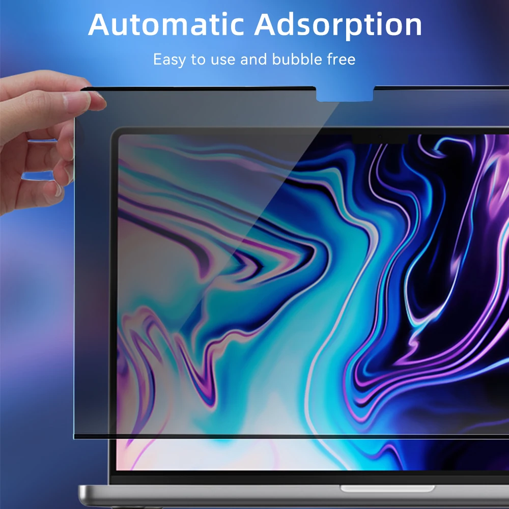 Anti-Peeping Magnetic Screen Protector for Macbook Air 13 M2 M3 13.6 inch A2681/A3113 Anti-Glare/Spy Film Privacy Laptop Filter 5