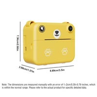 Digital Children Camera Photography Instant Print Photo 1080P HD Video Recorder Mini Thermal Printer Educational Birthday Gifts 2