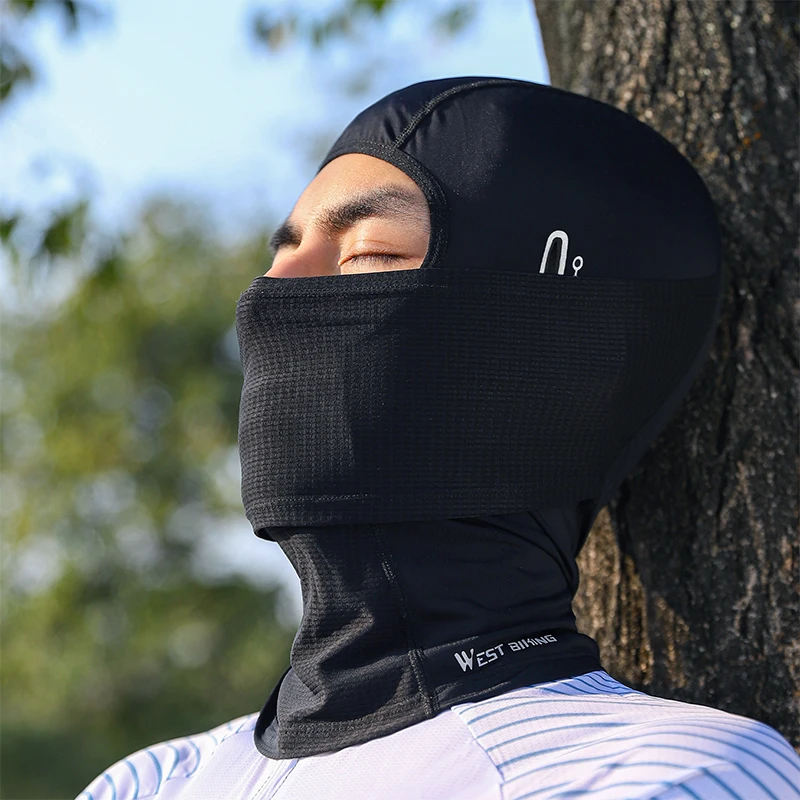 WEST BIKING Summer Cycling Balaclava Ice Silk Sun UV Protection Bicycle Motorcycle Caps Face Cover Fishing Hiking Sports Hats 6