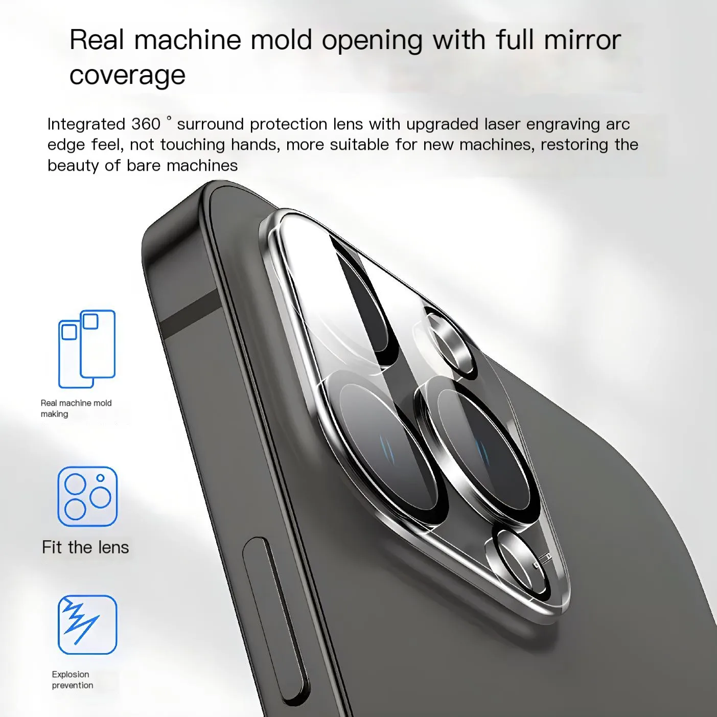 Premium Tempered Glass Camera Lens and Screen Protector Cover