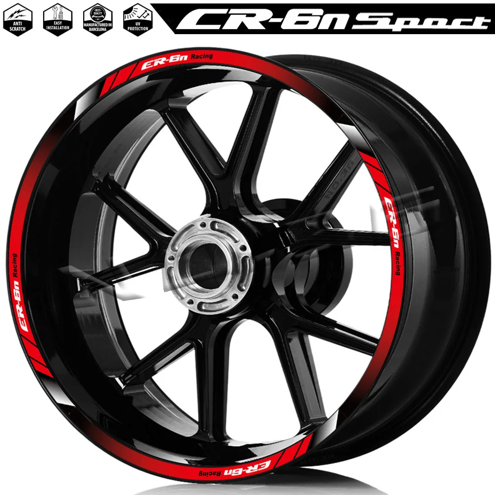 For ER-6N Motorcycle Wheel Sticker Rim Decal Accessories