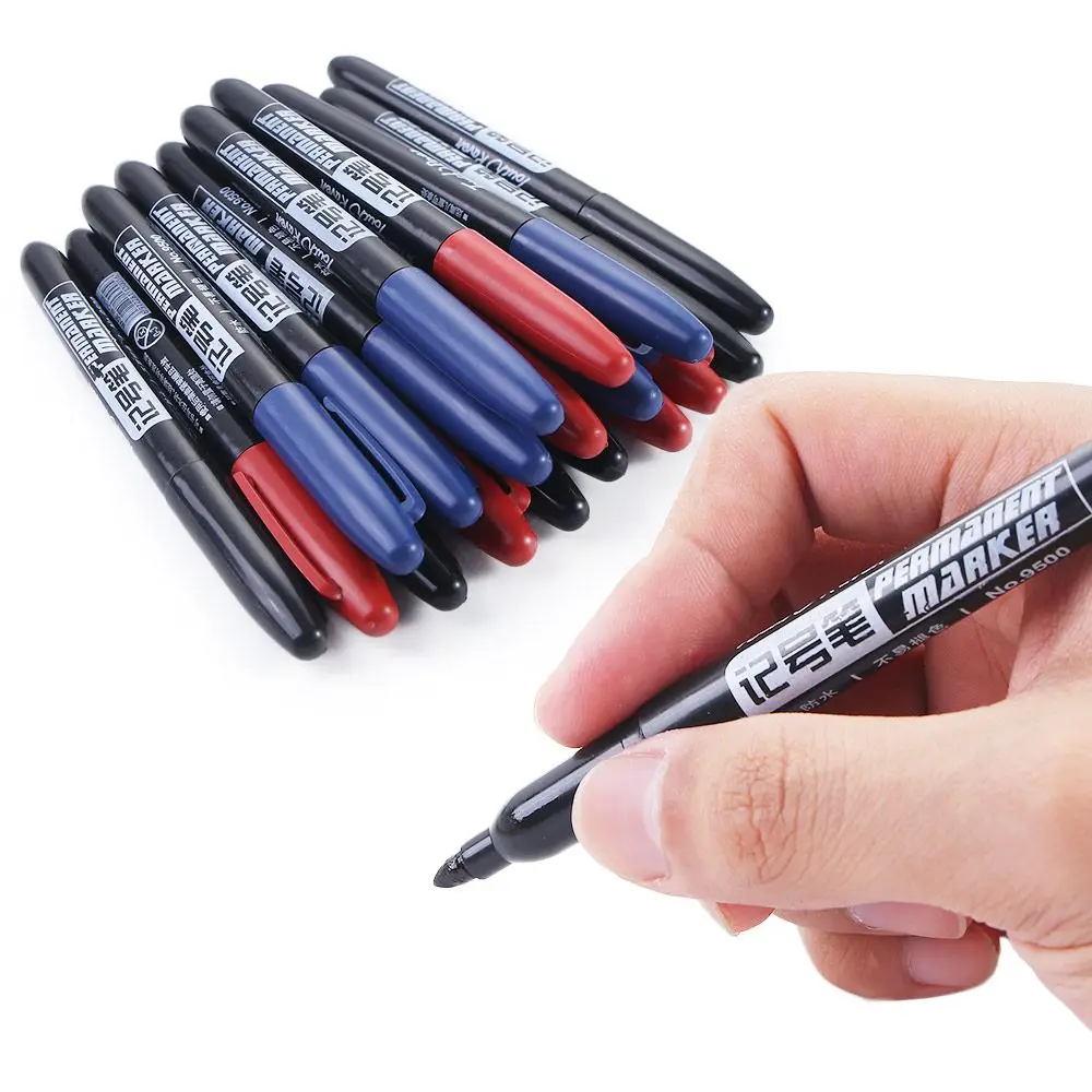 

Тонкий тонкий перо, черный, синий, красный необработанный перо, маркер тонкого цвета, Маркер ручки краски, Перманентный маркер, ручка