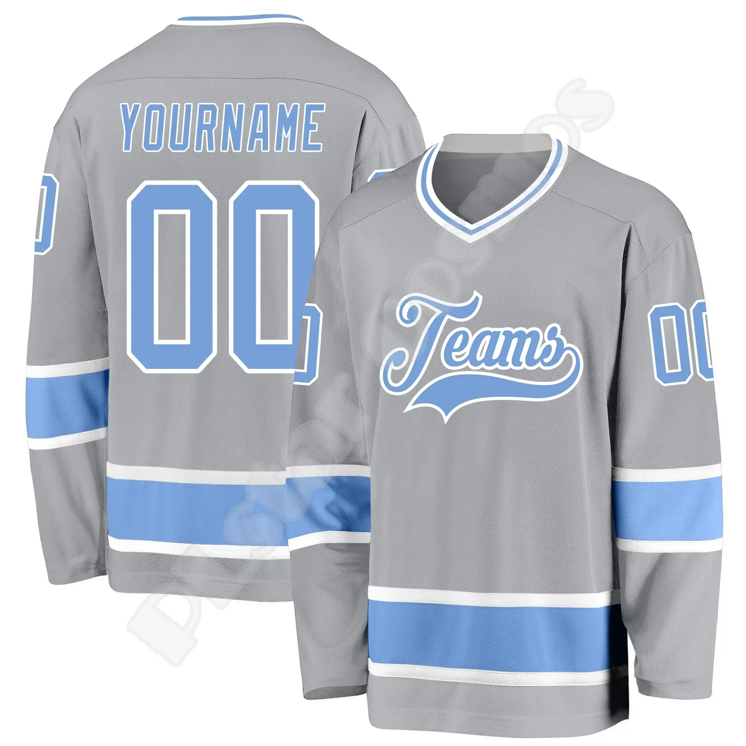 NewFashion Hockey Jersey Custom Name Team Logo Number Colorful Pullover Long Sleeves 3DPrint Harajuku Casual Funny Sweatshirts N