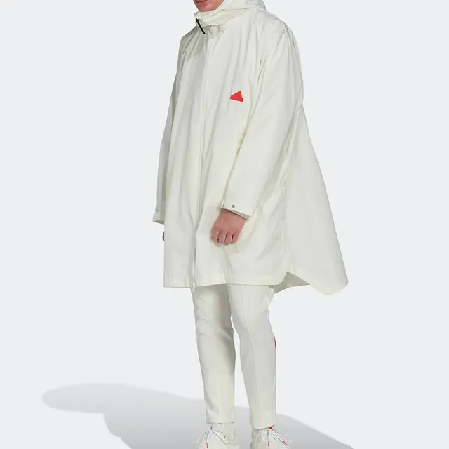 Veste de sport mi-longue à capuche coupe-vent pour homme, authentique Adidas, HN1943 1