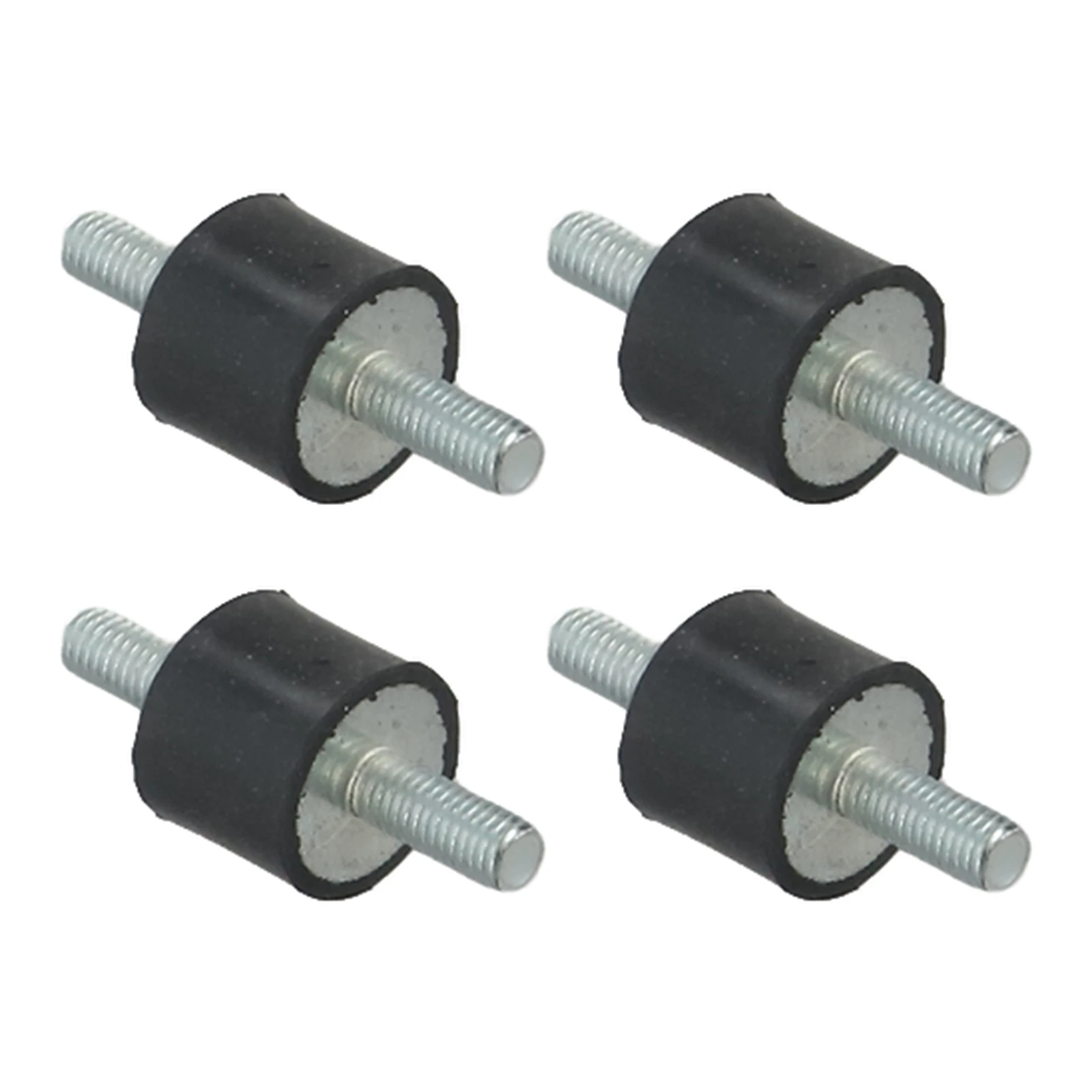 Lvjkes VV Silent Block M10 trillingsdemper, 4 stuks, geschikt voor luchtcompressoren, dieselmotoren, benzinemotoren, waterpompen (M10 x 27, 40 x 30