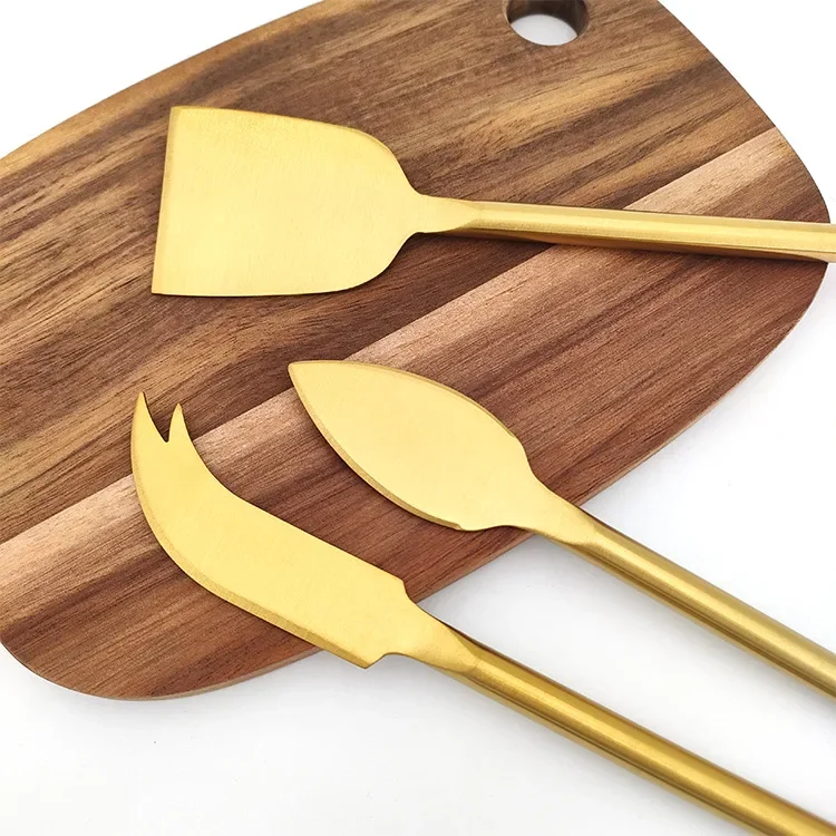 3pcs Cheese Knives Set Complete Stainless Steel Multi-Use Slicer Butter Cutter Divider Baking Tools Cheese Spatula