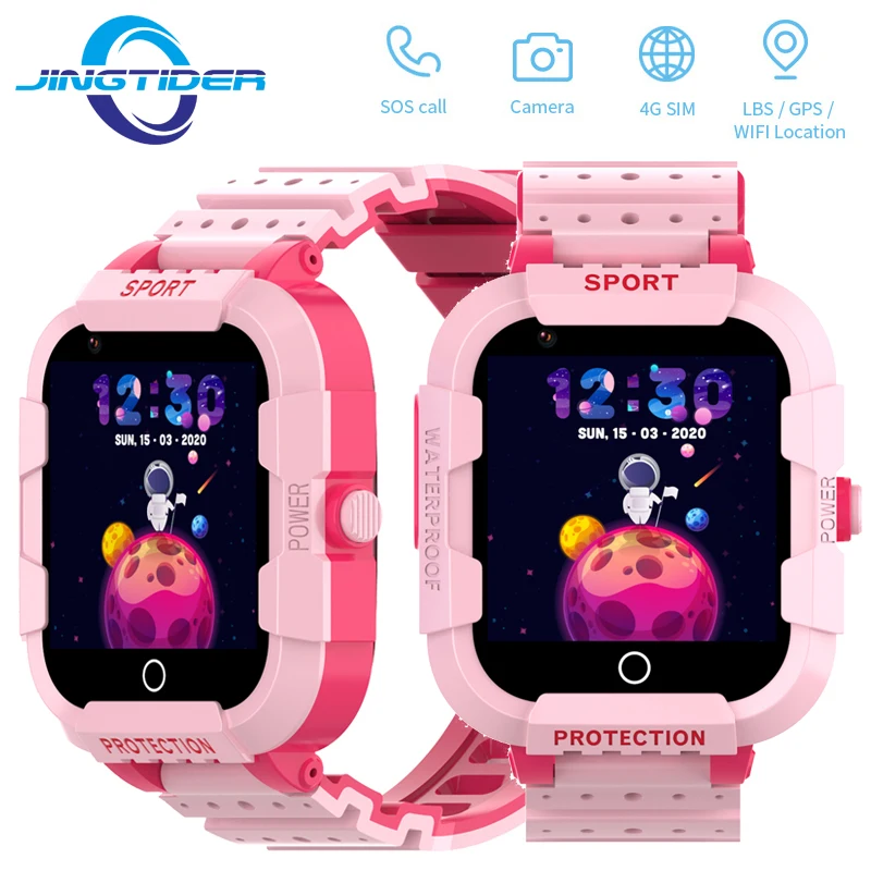 Df75 Kids Smart Watch 4G Lte Sos Calling Video Gps Lbs Posizione Wifi Ip67 Smartwatch Impermeabile Per Bambini Per Fotocamera Per Bambini