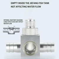 ZRDR Aquarium DIY CO2 Diffuser Fish Tank CO2 External Atomizer Aluminum Alloy CO2 Generator Regulator Accessories CO2 Diffuser 2