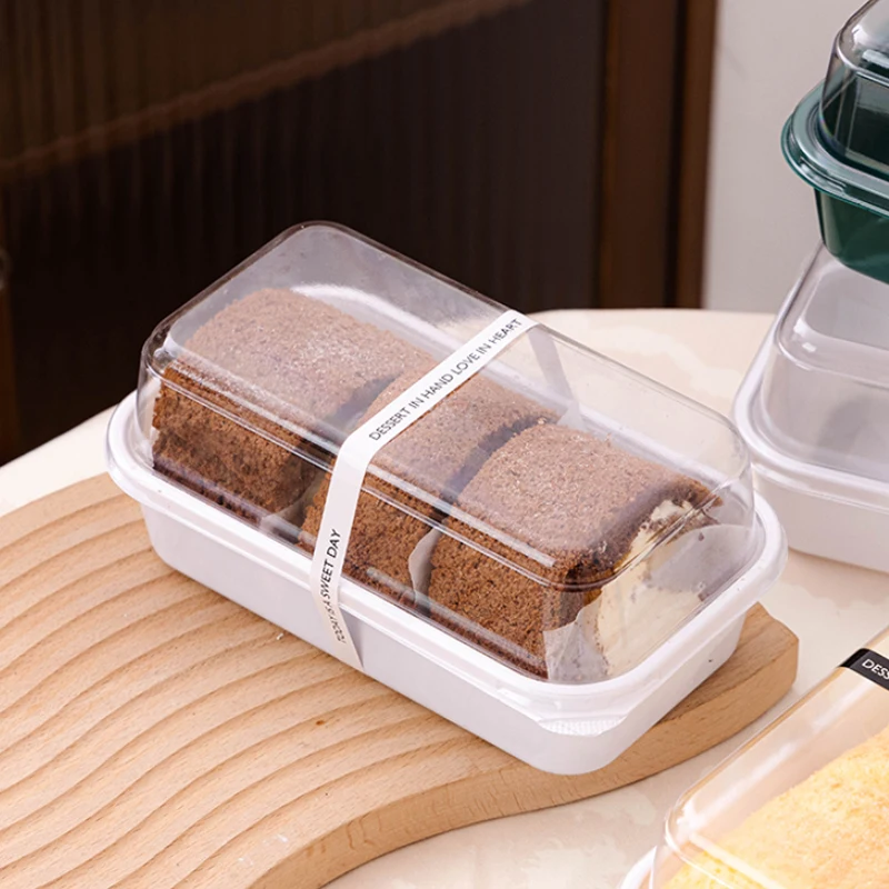 50pcs Clear Lid Roll Cake Boxes for Hot Dogs, Sandwiches, Desserts, Candy, Chocolate, M... - SKU CLCB1913 - UGI Packaging