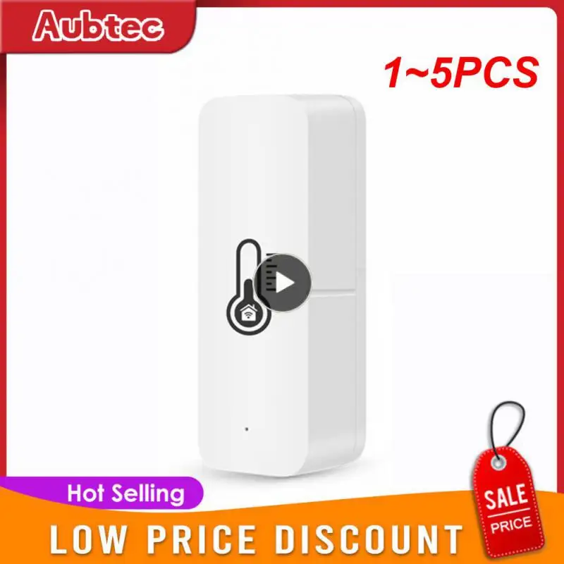 

1~5PCS Tuya Smart Wifi Temperature And Humidity Sensor Indoor Hygrometer Controller Monitoring For Alexa Home