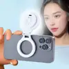 Mobile phone magnetic fill light selfie beauty light mobile phone fill light portable mini three-color adjustable