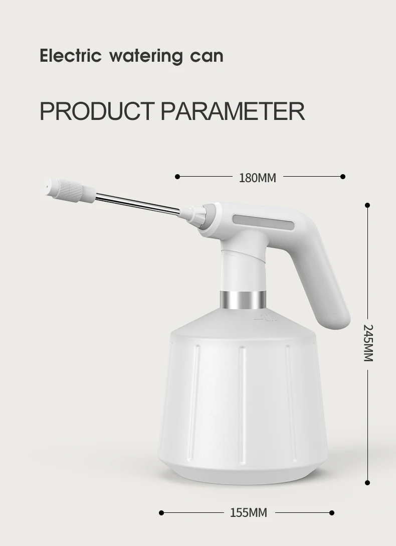 2L/2.5L Electric Plant Spray Bottle Automatic Watering Fogger USB Sanitizing Spr