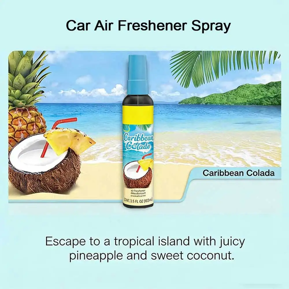 Luxury Car Air Freshener Spray, Portable Bottle, Deodorizing and Refreshing Experience