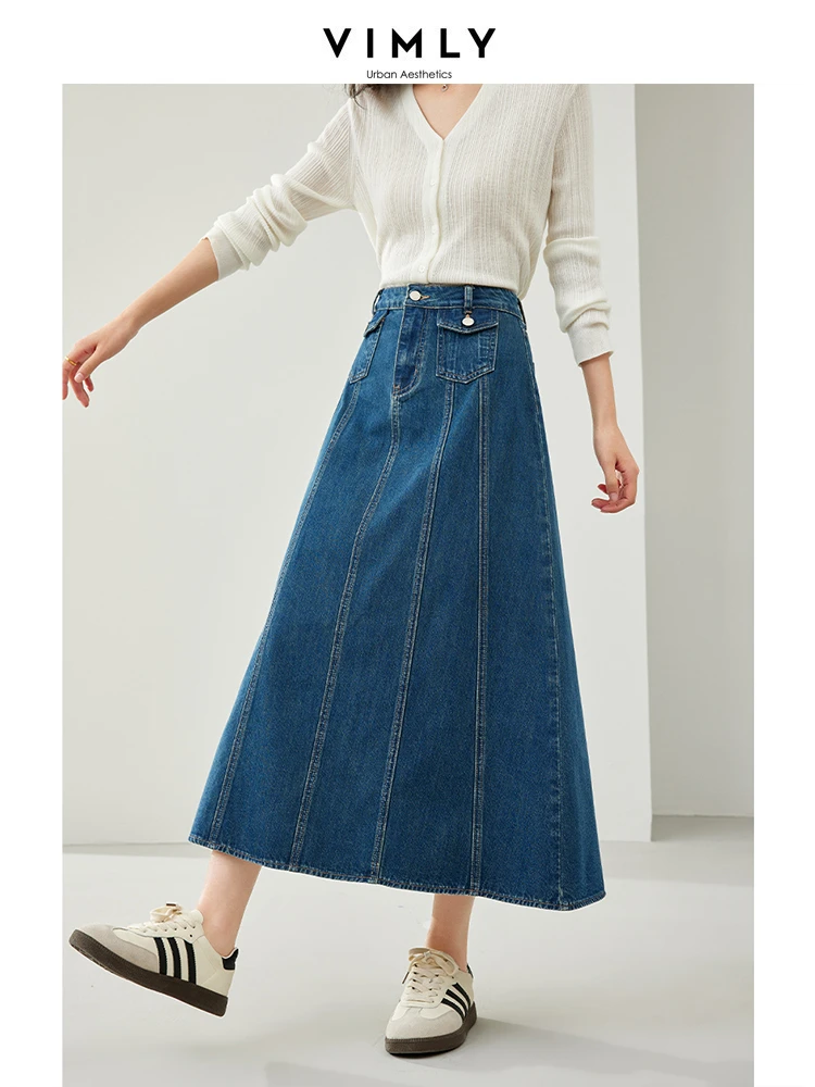 vimly-jupe-en-jean-taille-haute-en-coton-retro-pour-femmes-jupes-mi-longues-decontractees-vetements-feminins-monochromatique-ligne-a-nouveau-printemps-2024-72907