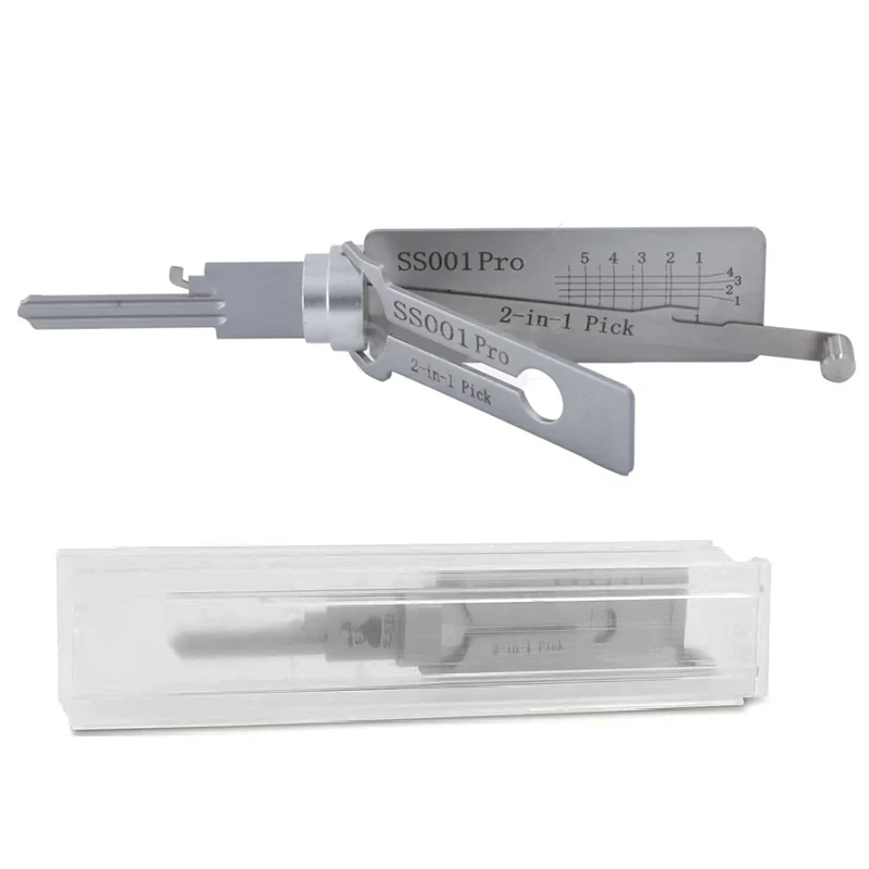 Lishi 2 in1 SS001 SS002 SS002R R52 KW1 KW5 SC1 SC4 SC20 M1/MS2 AM5 R52L Locksmith Tools for Home Door Civil Locks